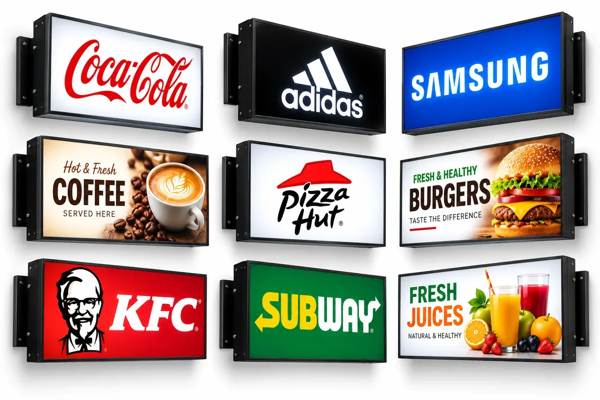Commercial Fabric UV and Flex Backlit Signage Lightboxes